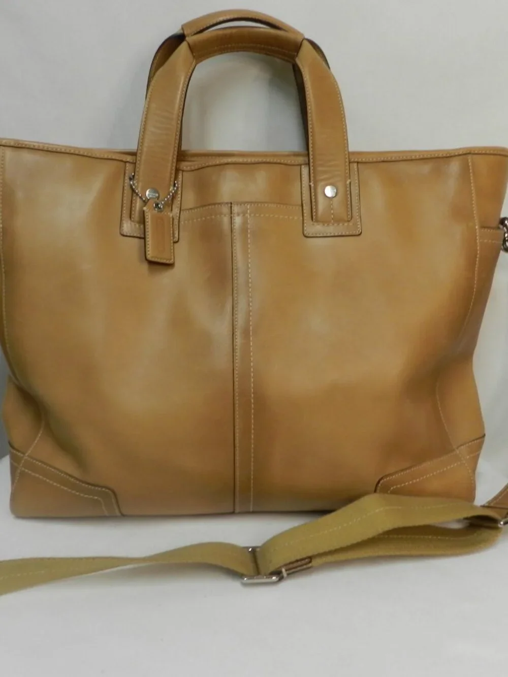 Coach Y2K Legacy Transatlantic Business Leather Tote Briefcase Bag large F70103